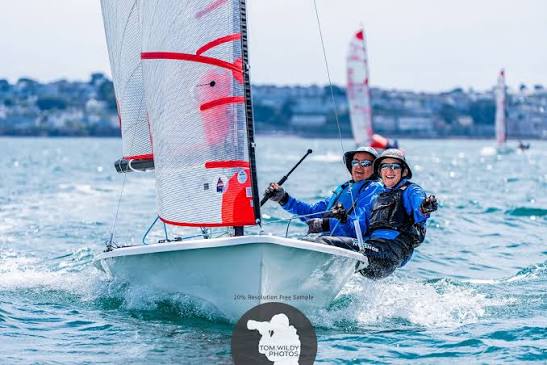 Sailing race at Woollahra Sailing Club with smiling sailors.