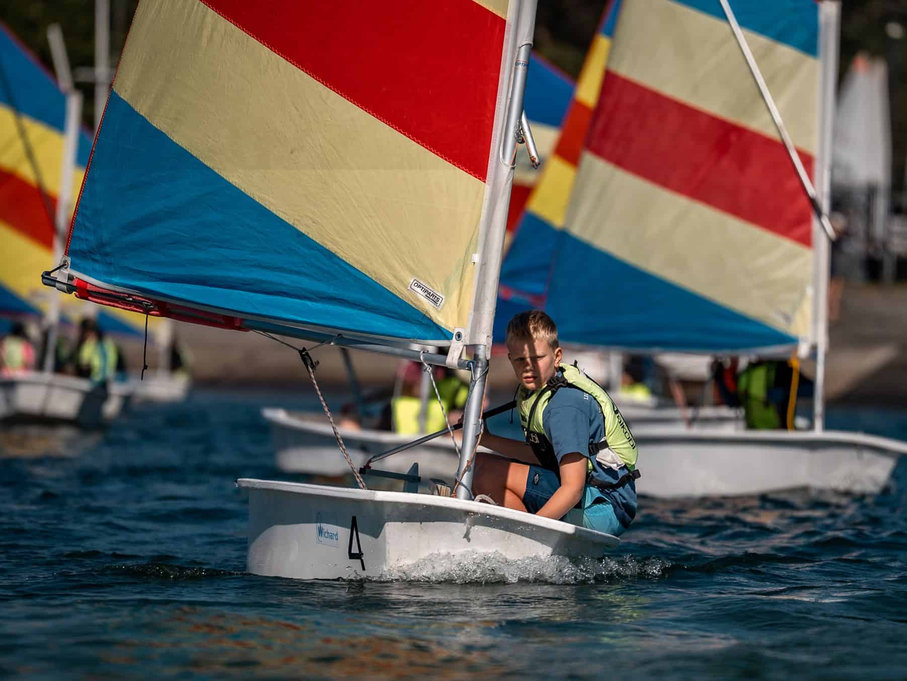 WSC sailing school tackers