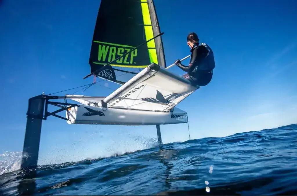 WASZP sailboat racing at Woollahra Sailing Club, NSW Sprints 2026/27.